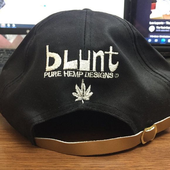 Adihash For All Grass Sports Blunt Pure Hemp Designs Adjustable Baseball Cap - Picture 3 of 7